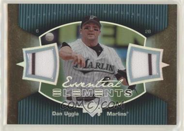 2007 Upper Deck Elements - Essential Elements Dual Memorabilia #EE-DU - Dan Uggla