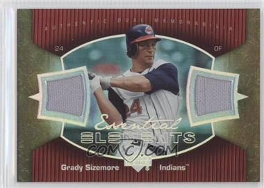 2007 Upper Deck Elements - Essential Elements Dual Memorabilia #EE-GS - Grady Sizemore