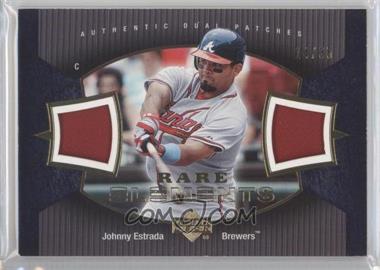 2007 Upper Deck Elements - Rare Elements Dual Patches #RE-JE - Johnny Estrada /35