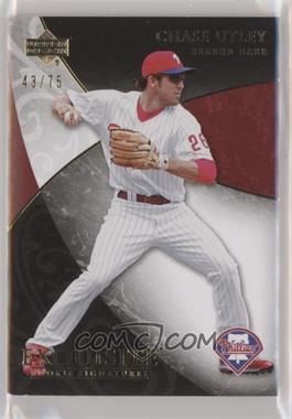 2007 Upper Deck Exquisite Rookie Signatures - [Base] - Gold #45 - Chase Utley /75