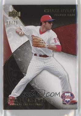 2007 Upper Deck Exquisite Rookie Signatures - [Base] - Gold #45 - Chase Utley /75