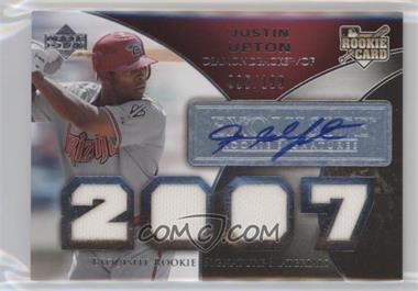 2007 Upper Deck Exquisite Rookie Signatures - [Base] #162 - Justin Upton /199