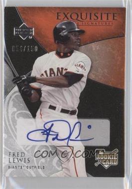 2007 Upper Deck Exquisite Rookie Signatures - [Base] #164 - Fred Lewis /150