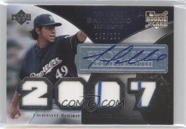 2007 Upper Deck Exquisite Rookie Signatures - [Base] #175 - Yovani Gallardo /199