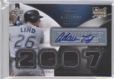 2007 Upper Deck Exquisite Rookie Signatures - [Base] #190 - Adam Lind /199