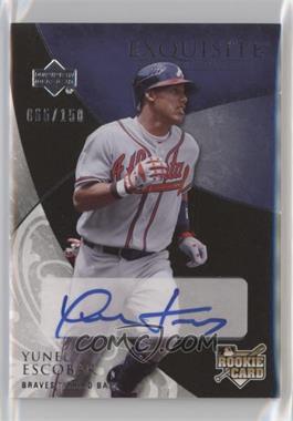 2007 Upper Deck Exquisite Rookie Signatures - [Base] #194 - Yunel Escobar /150