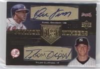 Yuniel Escobar, Tyler Clippard [EX to NM] #/19