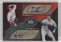 Cole Hamels, Scott Kazmir #/25