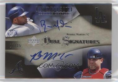 2007 Upper Deck Exquisite Rookie Signatures - Dual Signatures #EDS-MM - Russell Martin, Brian McCann /35