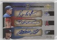 Billy Butler, Brandon Wood, Adam Lind #/35