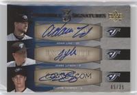 Adam Lind, Jesse Litsch, Curtis Thigpen #/35