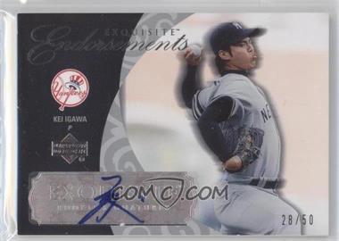 2007 Upper Deck Exquisite Rookie Signatures - Exquisite Endorsements #EE-KI - Kei Igawa /50