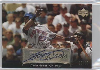 2007 Upper Deck Exquisite Rookie Signatures - Exquisite Imagery - Gold #EI-CG - Carlos Gomez /10