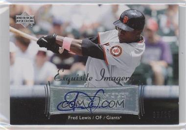 2007 Upper Deck Exquisite Rookie Signatures - Exquisite Imagery #EI-FL - Fred Lewis /25