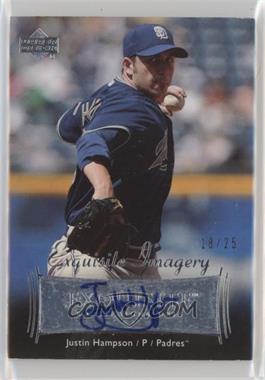 2007 Upper Deck Exquisite Rookie Signatures - Exquisite Imagery #EI-HA - Justin Hampson /25