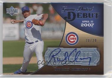 2007 Upper Deck Exquisite Rookie Signatures - Game Dated Debut #GDD-RC - Rocky Cherry /20