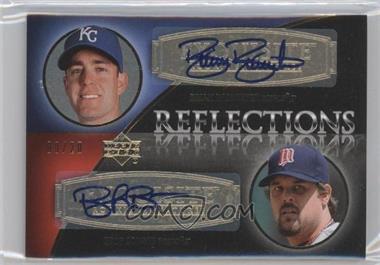 2007 Upper Deck Exquisite Rookie Signatures - Reflections - Gold #REF-BB - Boof Bonser, Brian Bannister /20