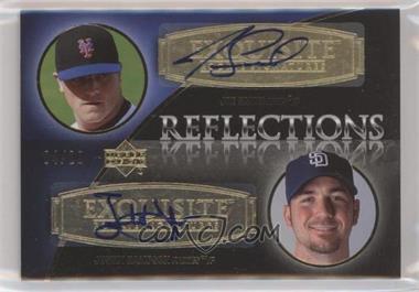 2007 Upper Deck Exquisite Rookie Signatures - Reflections - Gold #REF-SH - Justin Hampson, Joe Smith /20