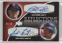 Glen Perkins, Alexi Casilla #/10