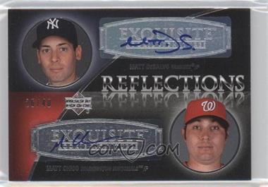 2007 Upper Deck Exquisite Rookie Signatures - Reflections #REF-DC - Matt DeSalvo, Matt Chico /40