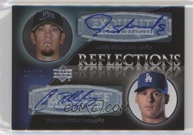 2007 Upper Deck Exquisite Rookie Signatures - Reflections #REF-JC - James Shields, Chad Billingsley /40