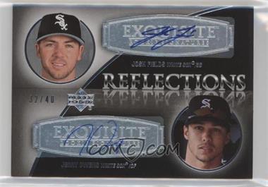 2007 Upper Deck Exquisite Rookie Signatures - Reflections #REF-JJ - Josh Fields, Jerry Owens /40