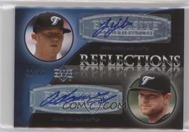 2007 Upper Deck Exquisite Rookie Signatures - Reflections #REF-LL - Jesse Litsch, Adam Lind /40