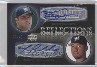 2007 Upper Deck Exquisite Rookie Signatures - Reflections #REF-SG - Ben Sheets, Yovani Gallardo /40