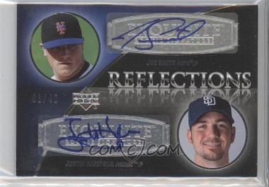 2007 Upper Deck Exquisite Rookie Signatures - Reflections #REF-SH - Justin Hampson, Joe Smith /40