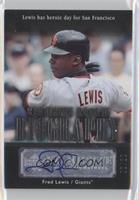 Fred Lewis #/20