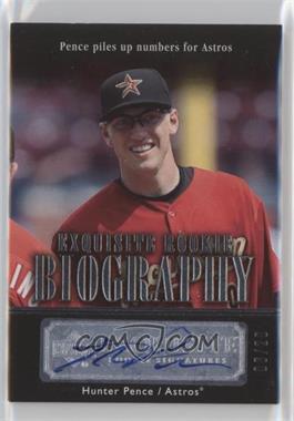 2007 Upper Deck Exquisite Rookie Signatures - Rookie Biography #ERB-HP - Hunter Pence /20