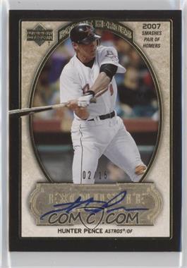 2007 Upper Deck Exquisite Rookie Signatures - Rookie Heroes - Autographs Gold #RH-HP5 - Hunter Pence /15