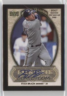 2007 Upper Deck Exquisite Rookie Signatures - Rookie Heroes - Autographs Gold #RH-RB4 - Ryan Braun /15