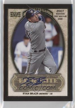 2007 Upper Deck Exquisite Rookie Signatures - Rookie Heroes - Autographs Gold #RH-RB4 - Ryan Braun /15