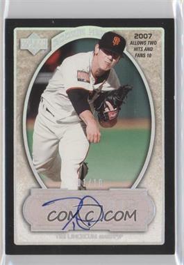 2007 Upper Deck Exquisite Rookie Signatures - Rookie Heroes - Silver Spectrum #RH-TL3 - Tim Lincecum /10