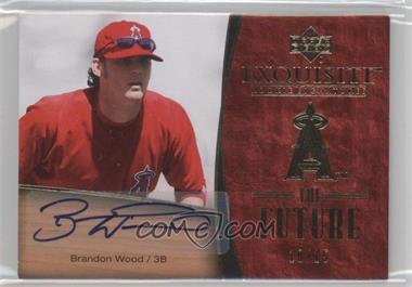 2007 Upper Deck Exquisite Rookie Signatures - The Future - Gold #TF-BW - Brandon Wood /15