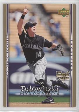 2007 Upper Deck First Edition - [Base] #17 - Troy Tulowitzki