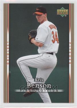 2007 Upper Deck First Edition - [Base] #55 - Kris Benson