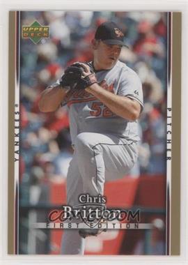 2007 Upper Deck First Edition - [Base] #58 - Chris Britton