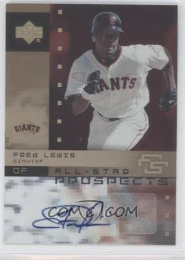 2007 Upper Deck Future Stars - All-Star Prospects - Autographs #AS-FL - Fred Lewis