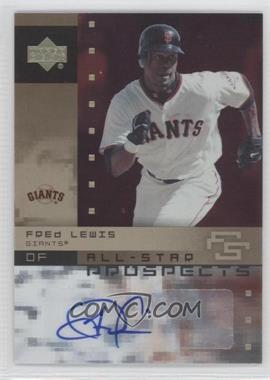 2007 Upper Deck Future Stars - All-Star Prospects - Autographs #AS-FL - Fred Lewis