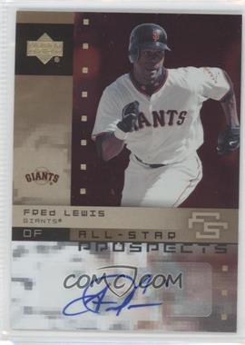 2007 Upper Deck Future Stars - All-Star Prospects - Autographs #AS-FL - Fred Lewis