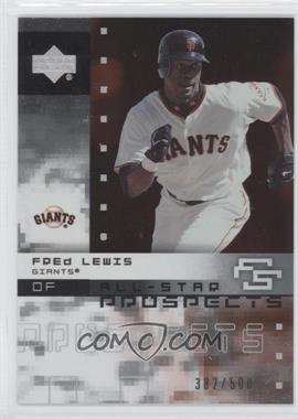 2007 Upper Deck Future Stars - All-Star Prospects #AS-FL - Fred Lewis /500