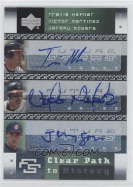 2007 Upper Deck Future Stars - Clear Path to History #CPH-HMS - Travis Hafner, Victor Martinez, Jeremy Sowers