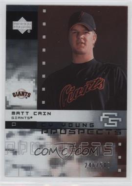 2007 Upper Deck Future Stars - Cy Young Prospects #CY-MC - Matt Cain /500