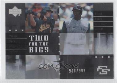 2007 Upper Deck Future Stars - Two for the Bigs #TS-BD - Travis Buck, Elijah Dukes /999