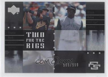 2007 Upper Deck Future Stars - Two for the Bigs #TS-BD - Travis Buck, Elijah Dukes /999