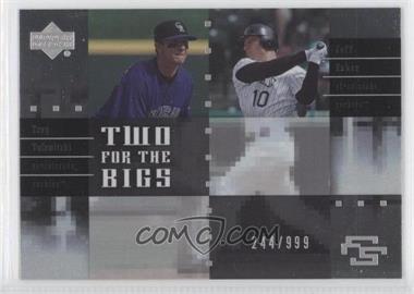 2007 Upper Deck Future Stars - Two for the Bigs #TS-BT - Jeff Baker, Troy Tulowitzki /999