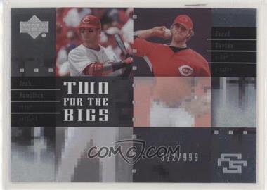 2007 Upper Deck Future Stars - Two for the Bigs #TS-HB - Josh Hamilton, Jared Burton /999