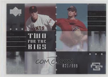 2007 Upper Deck Future Stars - Two for the Bigs #TS-OL - Tim Lincecum, Micah Owings /999